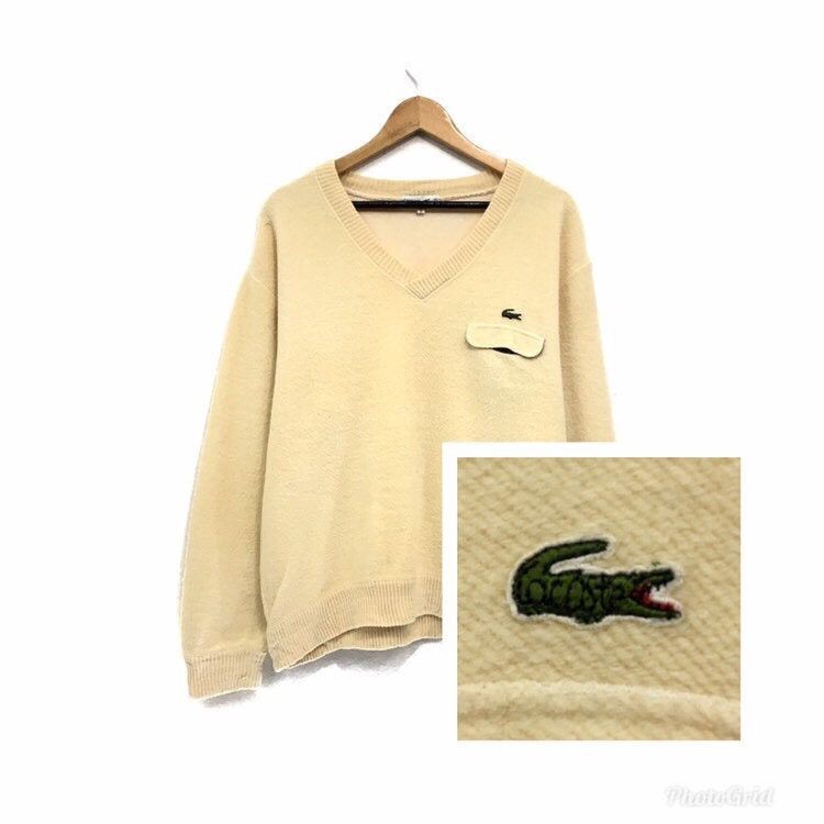 Other LACOSTE Fleece V Neck Sweatshirt Size US M / EU 48-50 / 2 - 1 Thumbnail