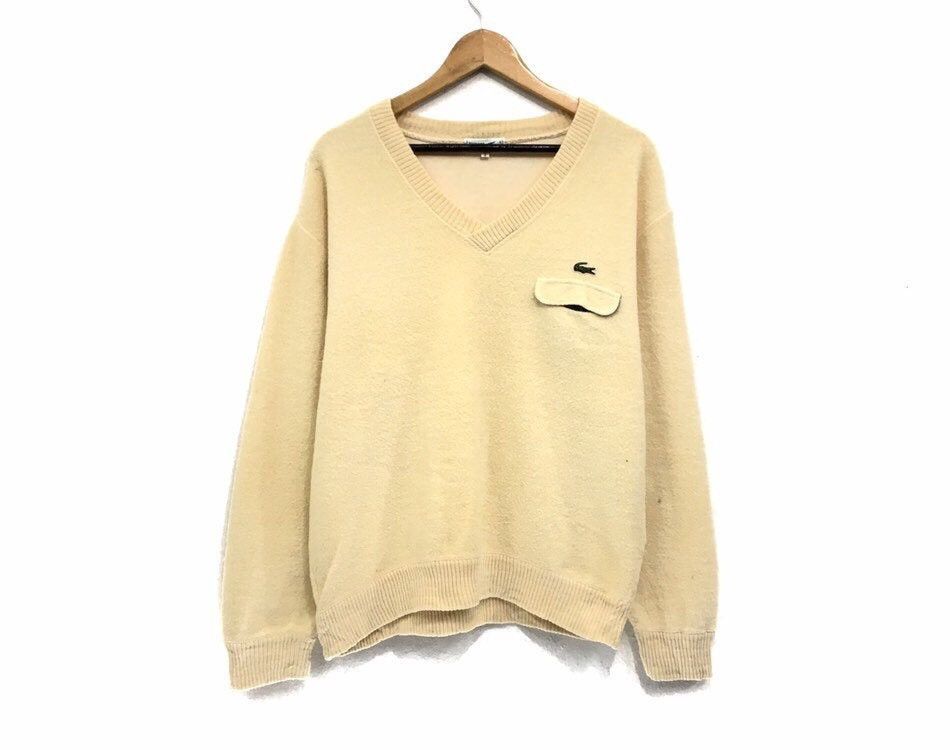 Other LACOSTE Fleece V Neck Sweatshirt Size US M / EU 48-50 / 2 - 2 Thumbnail