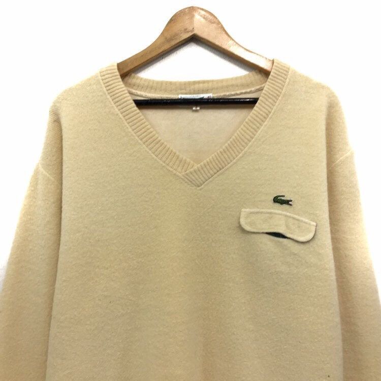 Other LACOSTE Fleece V Neck Sweatshirt Size US M / EU 48-50 / 2 - 5 Thumbnail