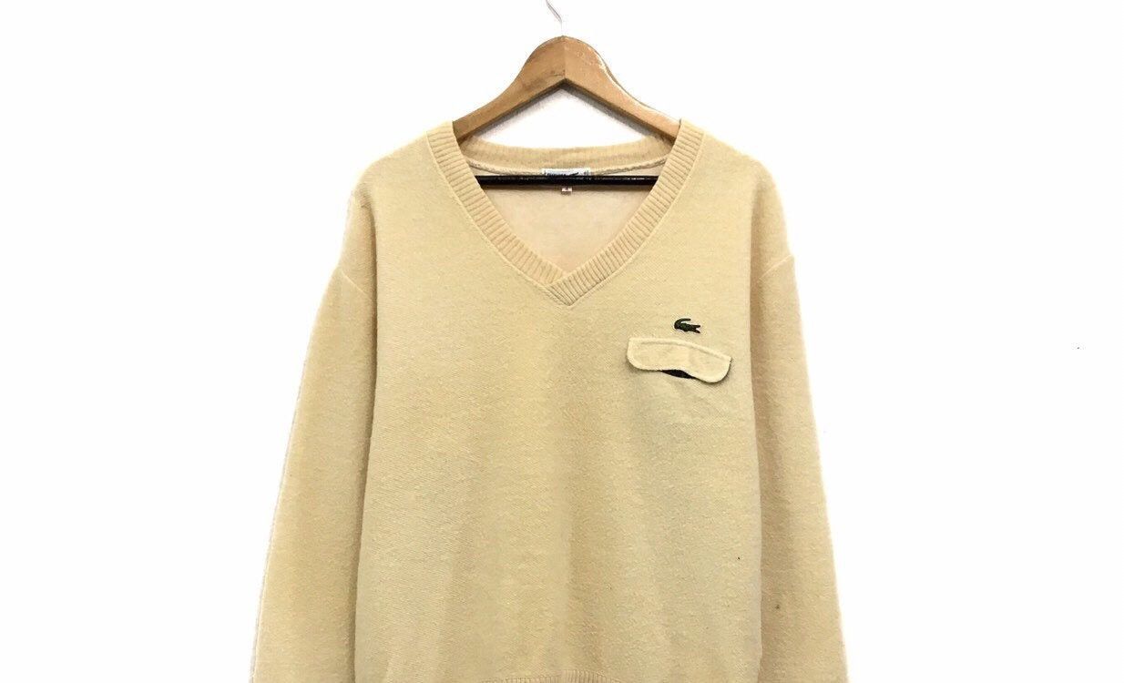Other LACOSTE Fleece V Neck Sweatshirt Size US M / EU 48-50 / 2 - 4 Thumbnail