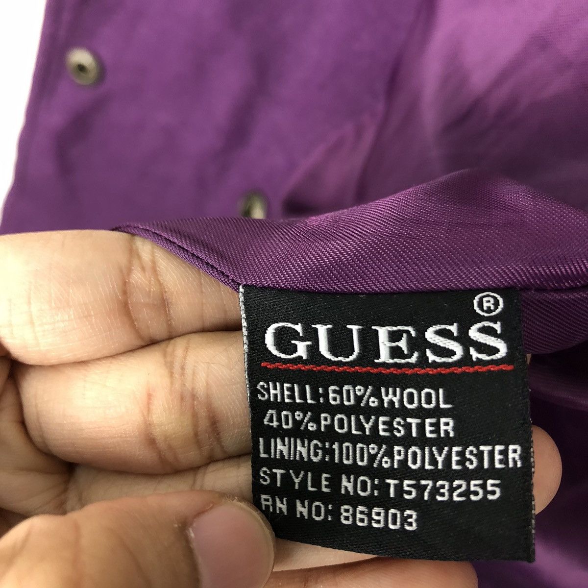 Guess VINTAGE DUFFLE WOOL JACKET DOUBLE BREAST GUESS Size US M / EU 48-50 / 2 - 13 Thumbnail