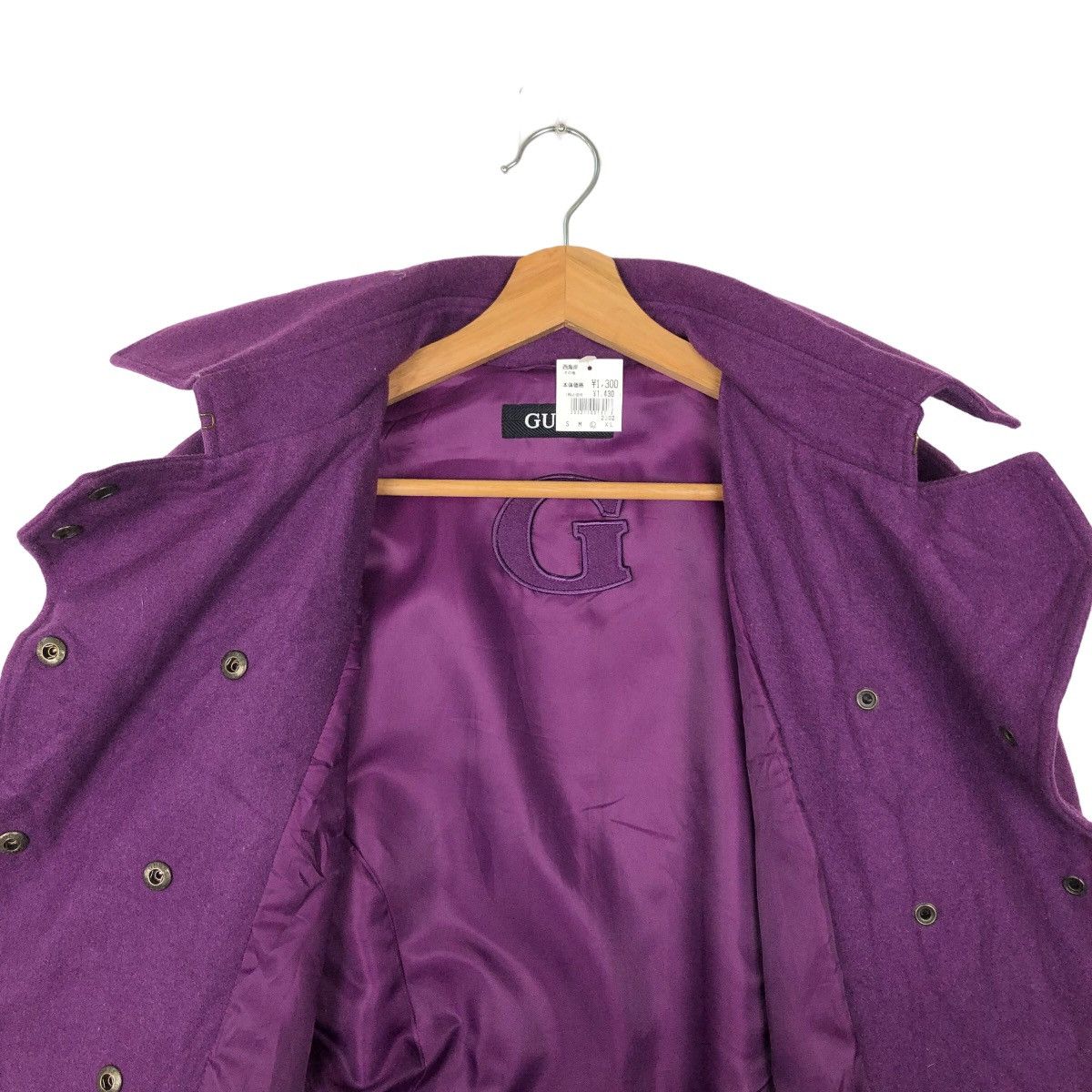 Guess VINTAGE DUFFLE WOOL JACKET DOUBLE BREAST GUESS Size US M / EU 48-50 / 2 - 10 Thumbnail