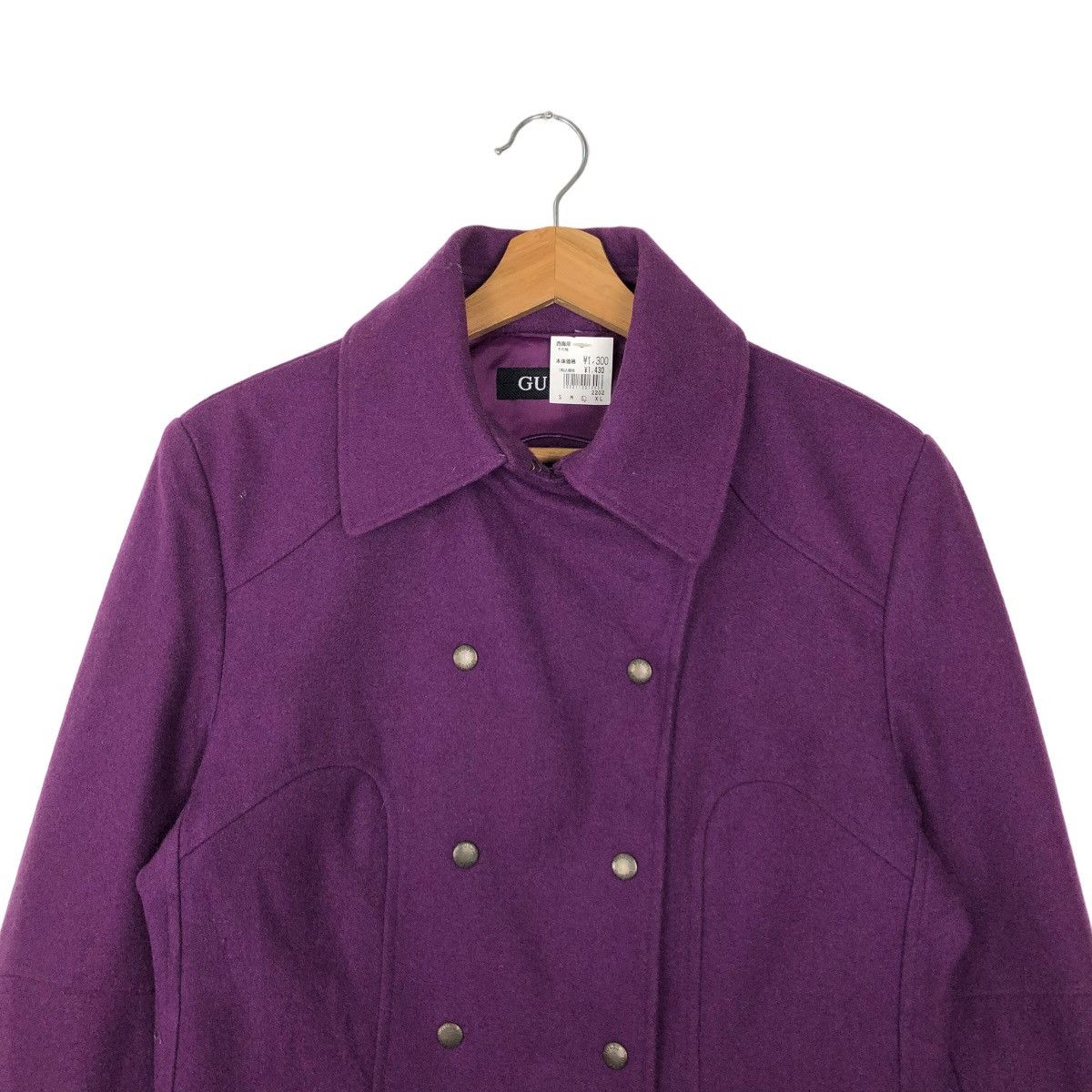 Guess VINTAGE DUFFLE WOOL JACKET DOUBLE BREAST GUESS Size US M / EU 48-50 / 2 - 2 Thumbnail