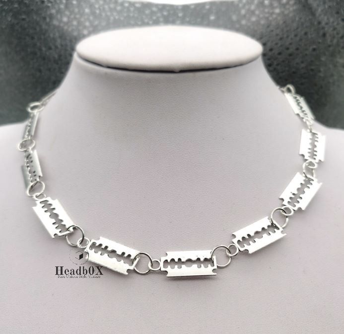 Jewelry Barbed Blade Chain Necklace Size ONE SIZE - 1 Thumbnail