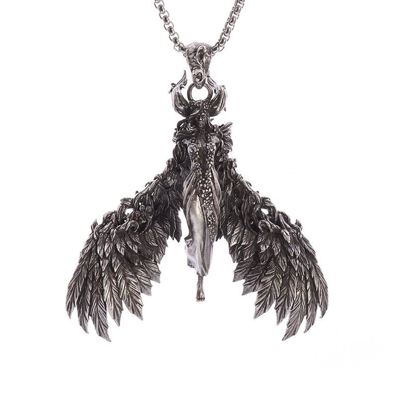 Jewelry Evil Witch Devil Pendant Necklace Size ONE SIZE - 2 Thumbnail