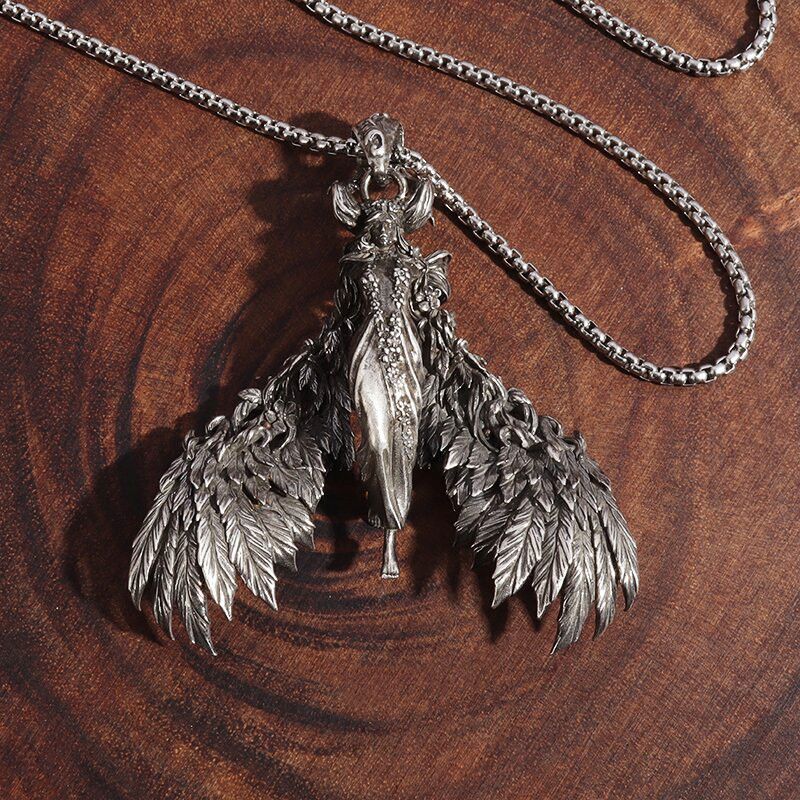Jewelry Evil Witch Devil Pendant Necklace Size ONE SIZE - 3 Thumbnail