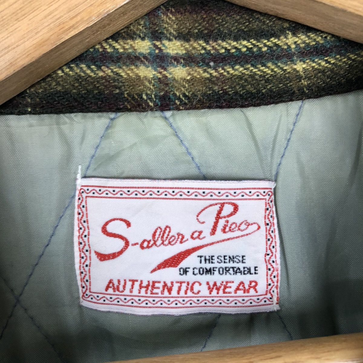 Flannel VINTAGE FLANNEL JACKET TARTAN DESIGN SALLENA PIEO JAPAN Size US L / EU 52-54 / 3 - 12 Thumbnail