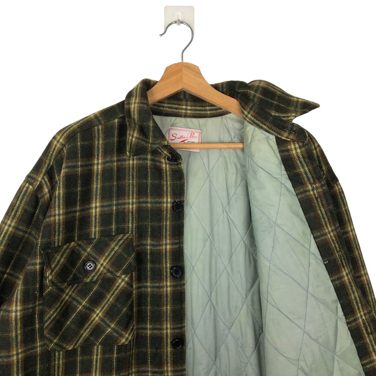 Flannel VINTAGE FLANNEL JACKET TARTAN DESIGN SALLENA PIEO JAPAN Size US L / EU 52-54 / 3 - 9 Thumbnail