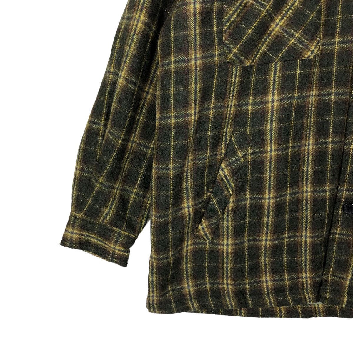Flannel VINTAGE FLANNEL JACKET TARTAN DESIGN SALLENA PIEO JAPAN Size US L / EU 52-54 / 3 - 3 Thumbnail