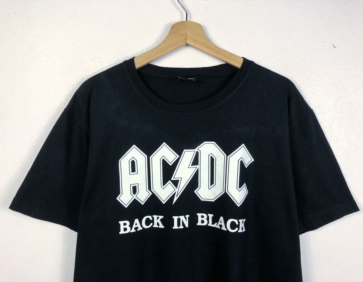 AC/DC Rare AC/DC Back in Black Band Tee Size US L / EU 52-54 / 3 - 2 Thumbnail