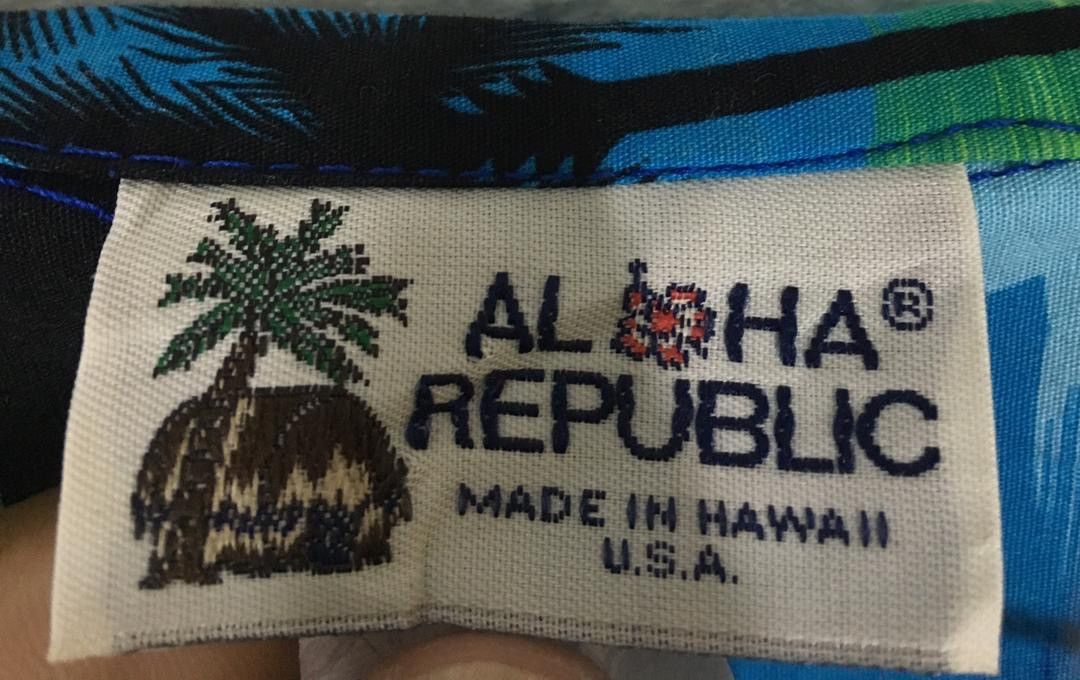 Vintage Aloha Republic Hawaiian Shirt Made in USA Short Sleeve Size US L / EU 52-54 / 3 - 6 Thumbnail
