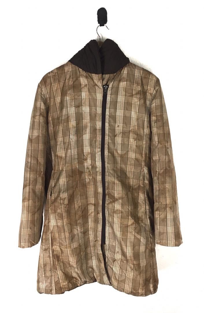 Designer Stripe reversible Long Jacket Size US M / EU 48-50 / 2 - 8 Thumbnail