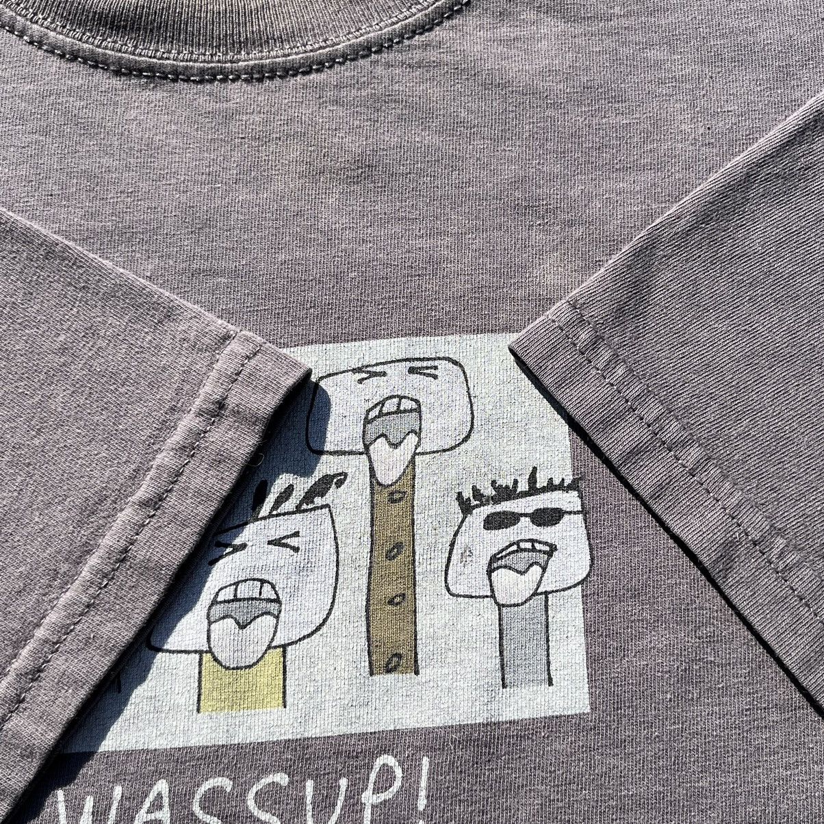 Band Tees × Vintage VINTAGE Y2K COOL PEOPLE “WASSUP!” T-SHIRT Size US XL / EU 56 / 4 - 15 Thumbnail