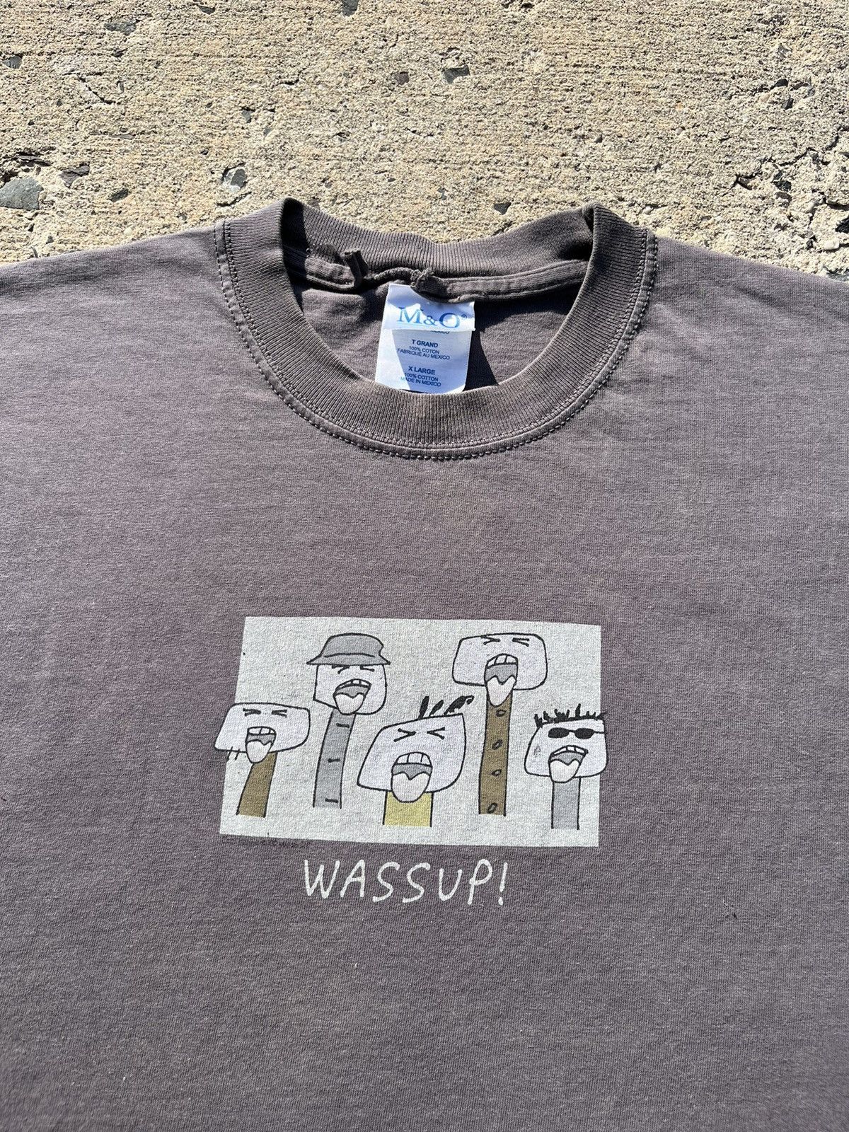 Band Tees × Vintage VINTAGE Y2K COOL PEOPLE “WASSUP!” T-SHIRT Size US XL / EU 56 / 4 - 1 Thumbnail
