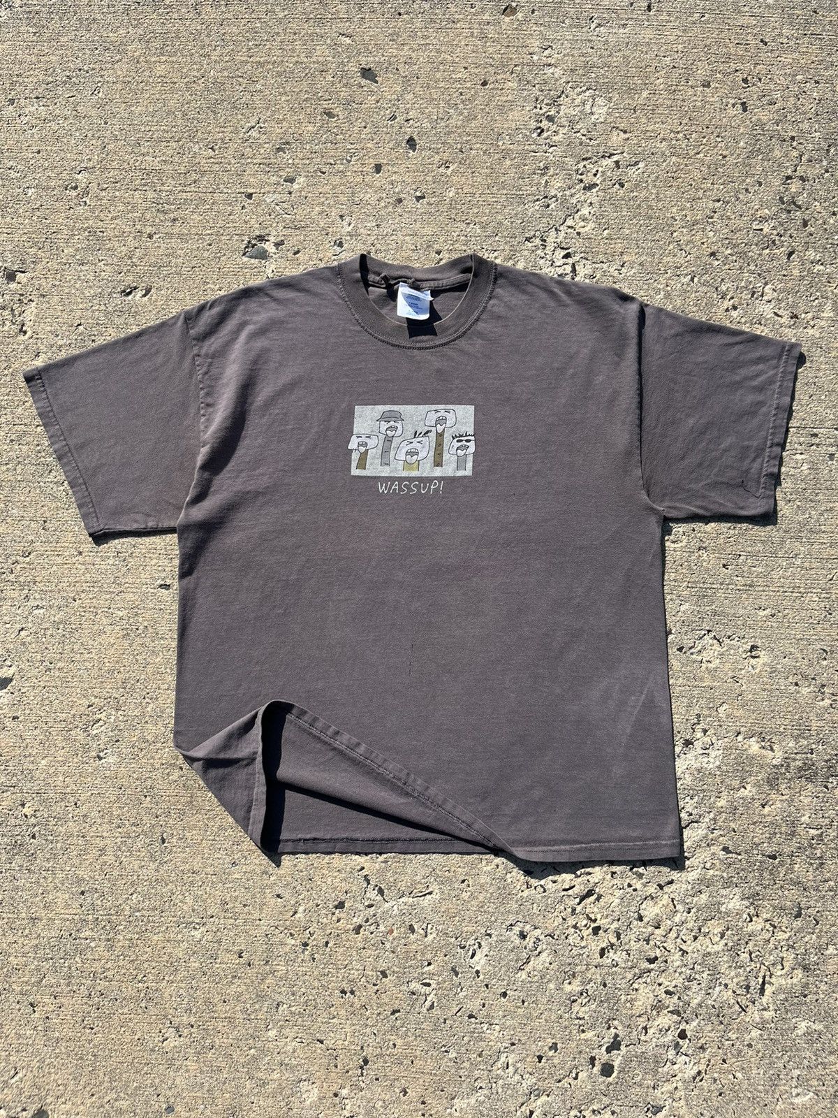 Band Tees × Vintage VINTAGE Y2K COOL PEOPLE “WASSUP!” T-SHIRT Size US XL / EU 56 / 4 - 2 Thumbnail