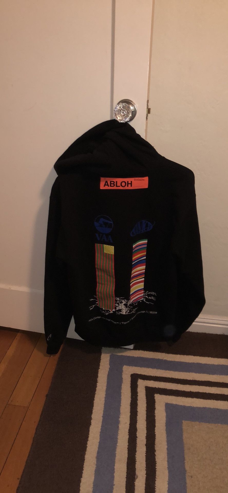 Virgil Abloh MCA Figures Of Speech Flags (Blue Text) Hoodie