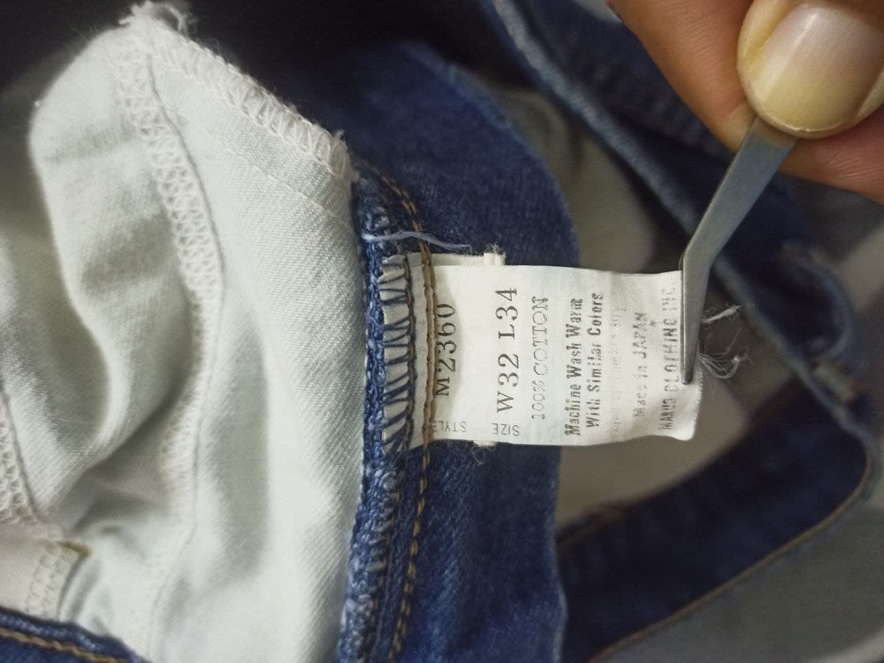 Denime Vintage Polo Ralph Lauren Japan Denim Jeans Size US 32 / EU 48 - 8 Thumbnail