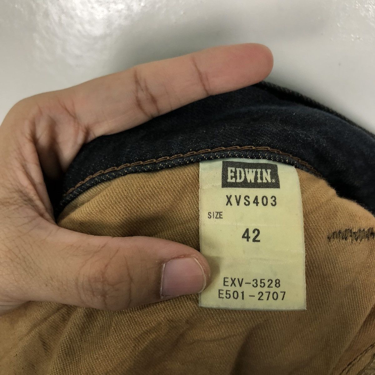 Japanese Brand VINTAGE EDWIN JEANS DENIM PATCHWORK JEANS Size US 42 / EU 58 - 5 Thumbnail