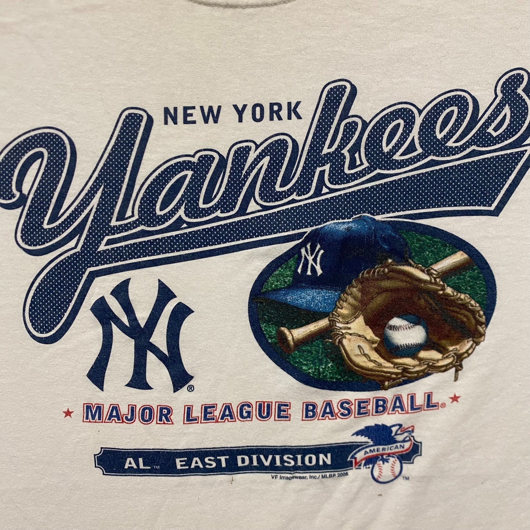 New York Yankees Crazy Vintage 90s Baggy New York Yankees Baseball T-Shirt Size US XL / EU 56 / 4 - 3 Thumbnail