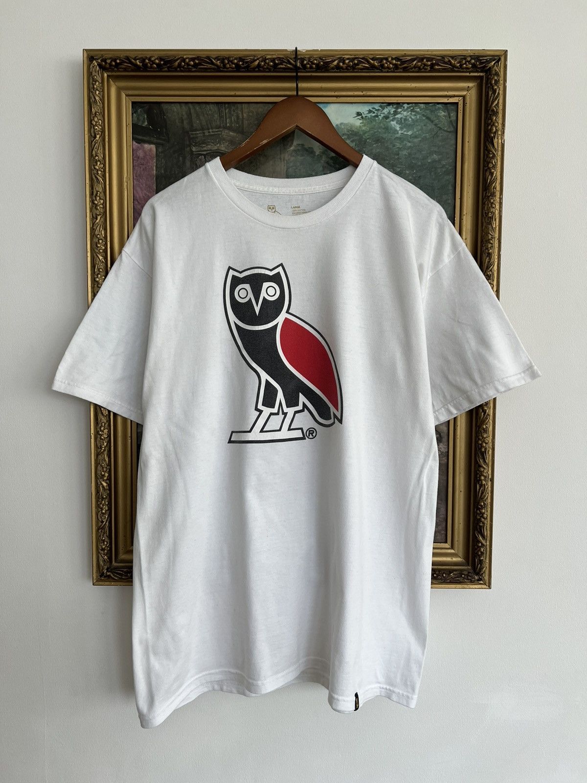 Octobers Very Own OVO Owl Streetwear White Tee