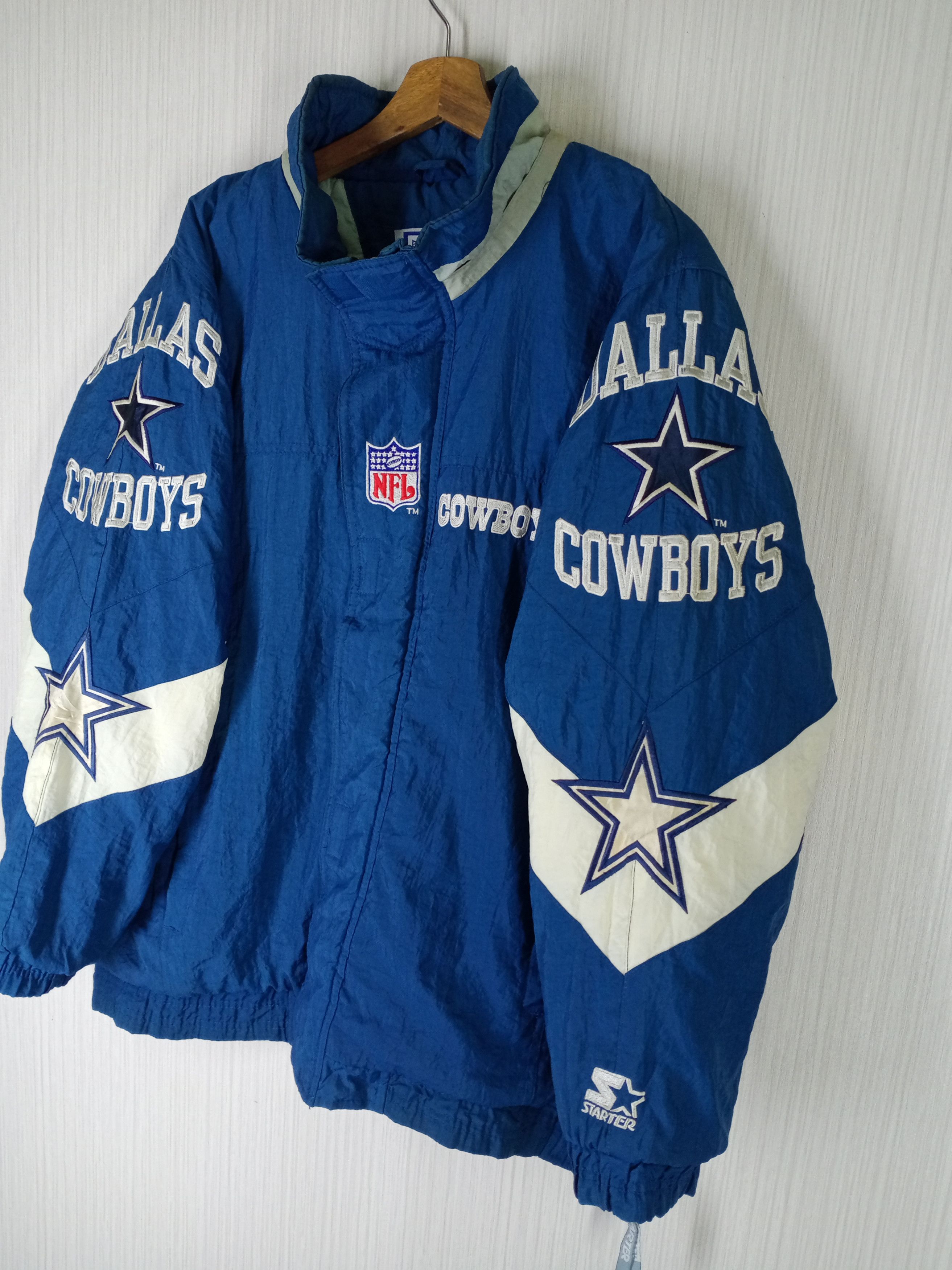 NFL Vintage 90s NFL Dallas Cowboys Starter Big Logo Jacket Size US M / EU 48-50 / 2 - 4 Thumbnail