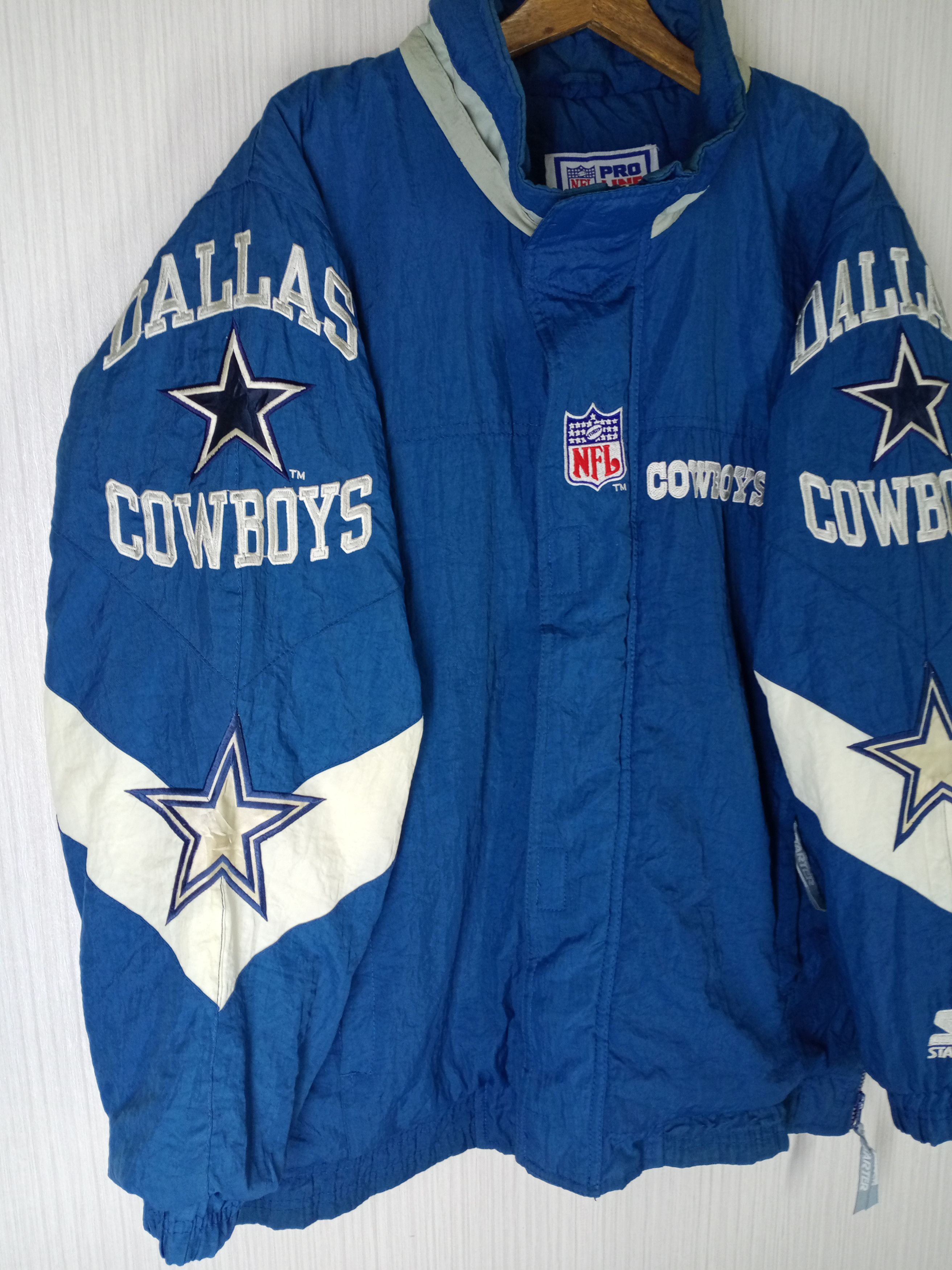 NFL Vintage 90s NFL Dallas Cowboys Starter Big Logo Jacket Size US M / EU 48-50 / 2 - 3 Thumbnail