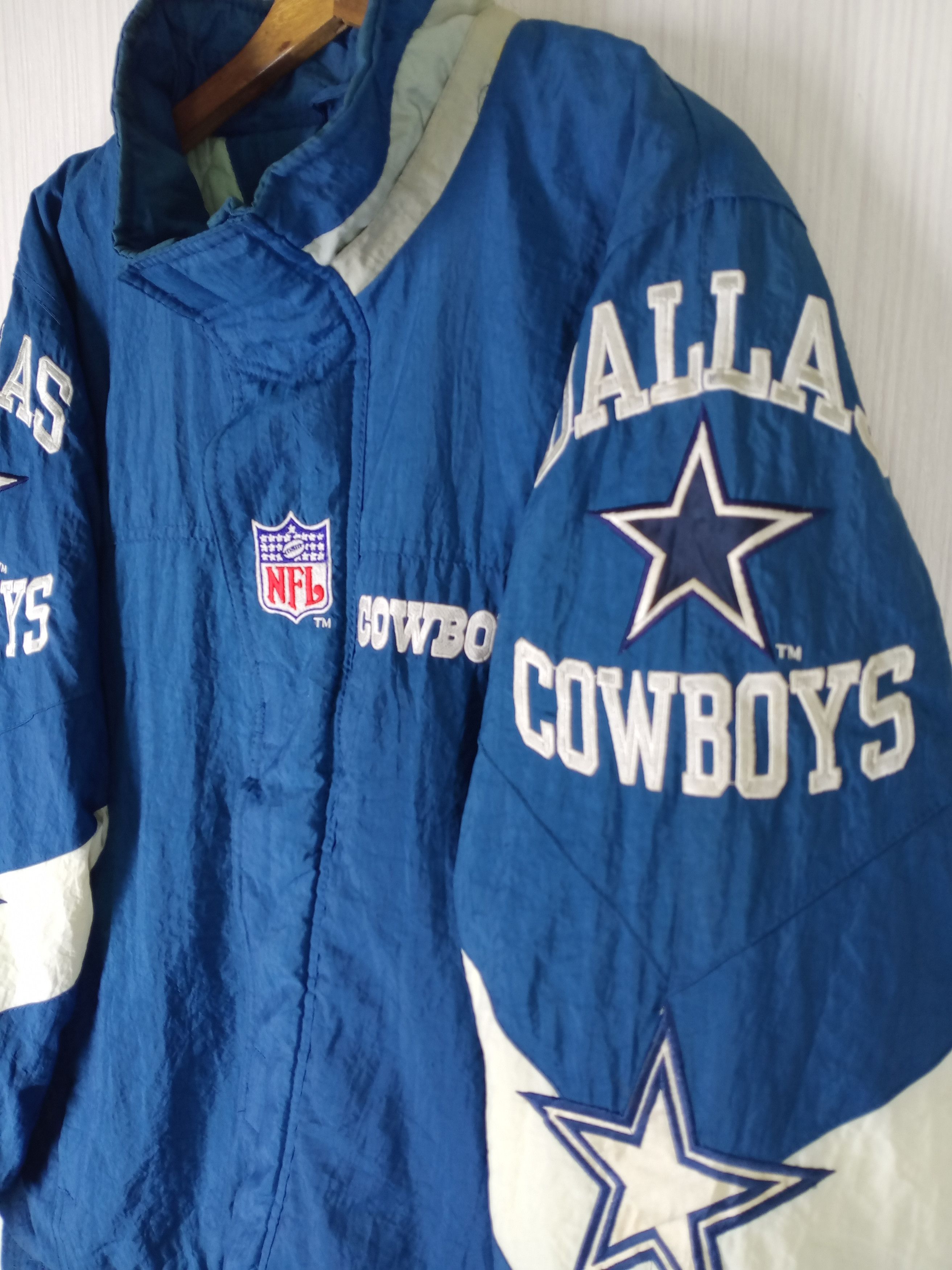 NFL Vintage 90s NFL Dallas Cowboys Starter Big Logo Jacket Size US M / EU 48-50 / 2 - 8 Thumbnail