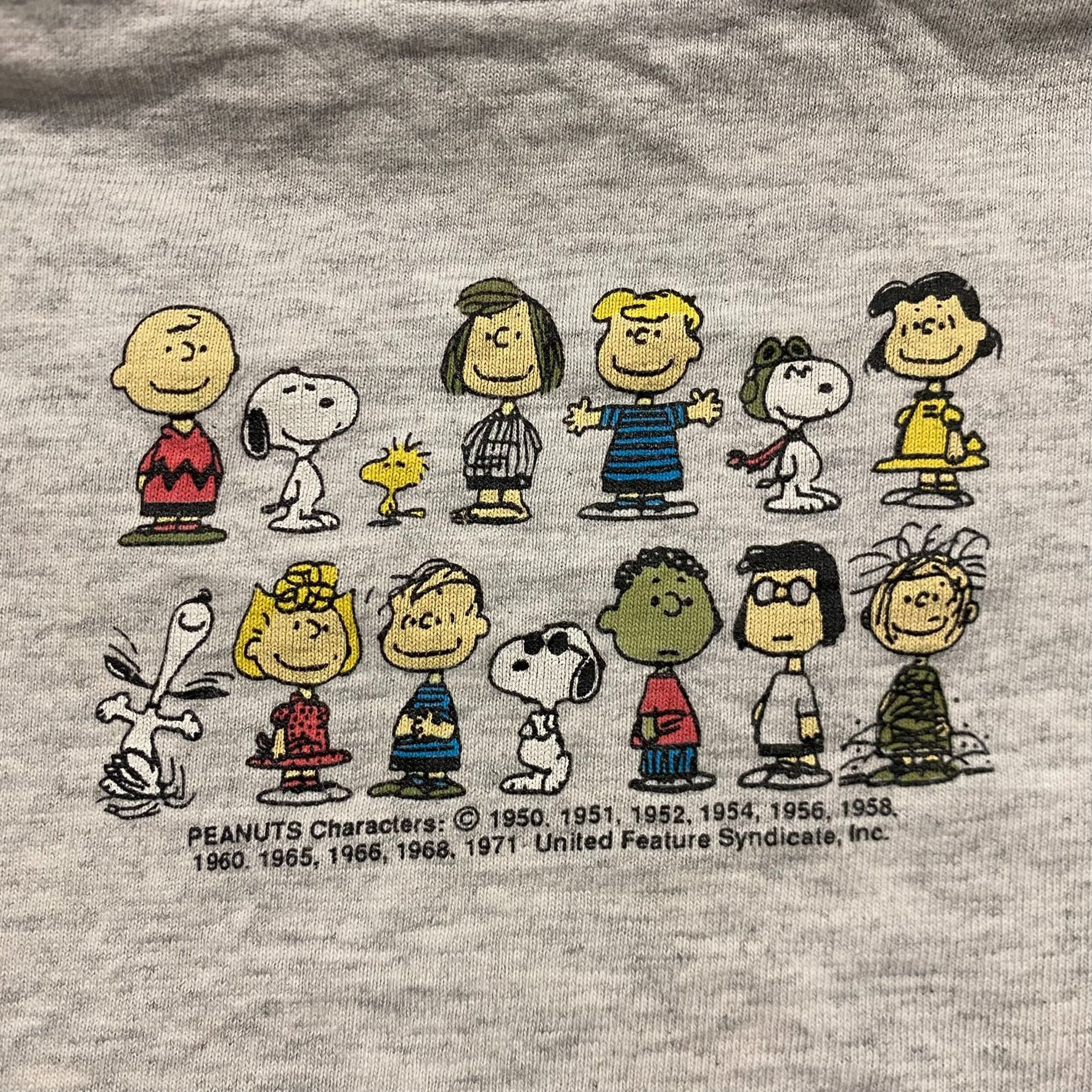 Peanuts Rare Vintage 90s Peanuts Snoopy Single Stitch Comic T-Shirt Size US XL / EU 56 / 4 - 7 Thumbnail