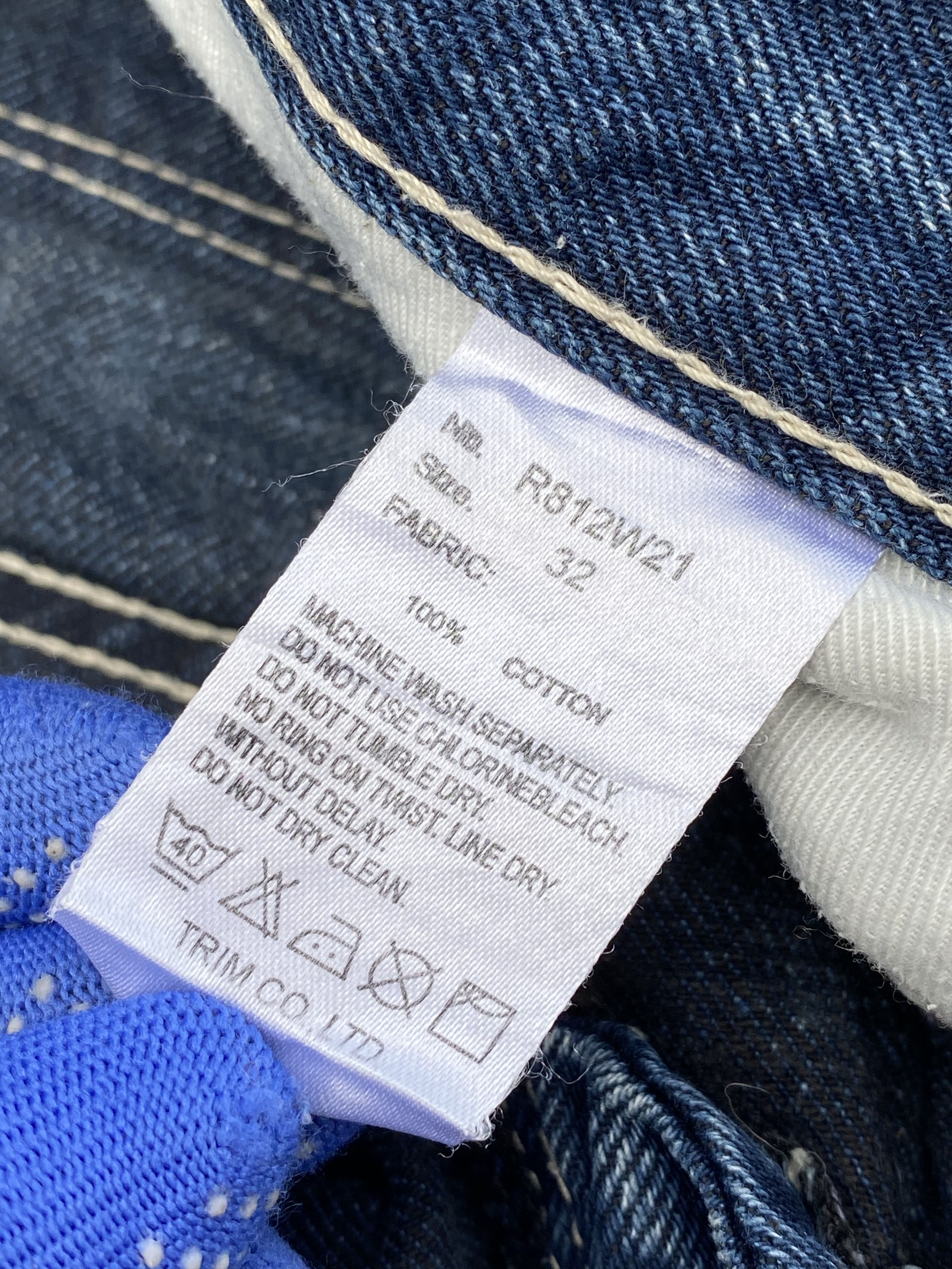 Japanese Brand RARE🔥Japanese Brands Skulls Hardcore Distressed Flare Jeans Size US 32 / EU 48 - 8 Thumbnail