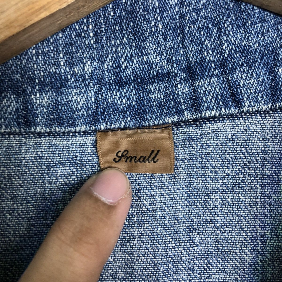 Japanese Brand VINTAGE DENIM CHORE WORK JACKET RUFFHEWN INSPIRE RAFF SIMONS Size US S / EU 44-46 / 1 - 12 Thumbnail