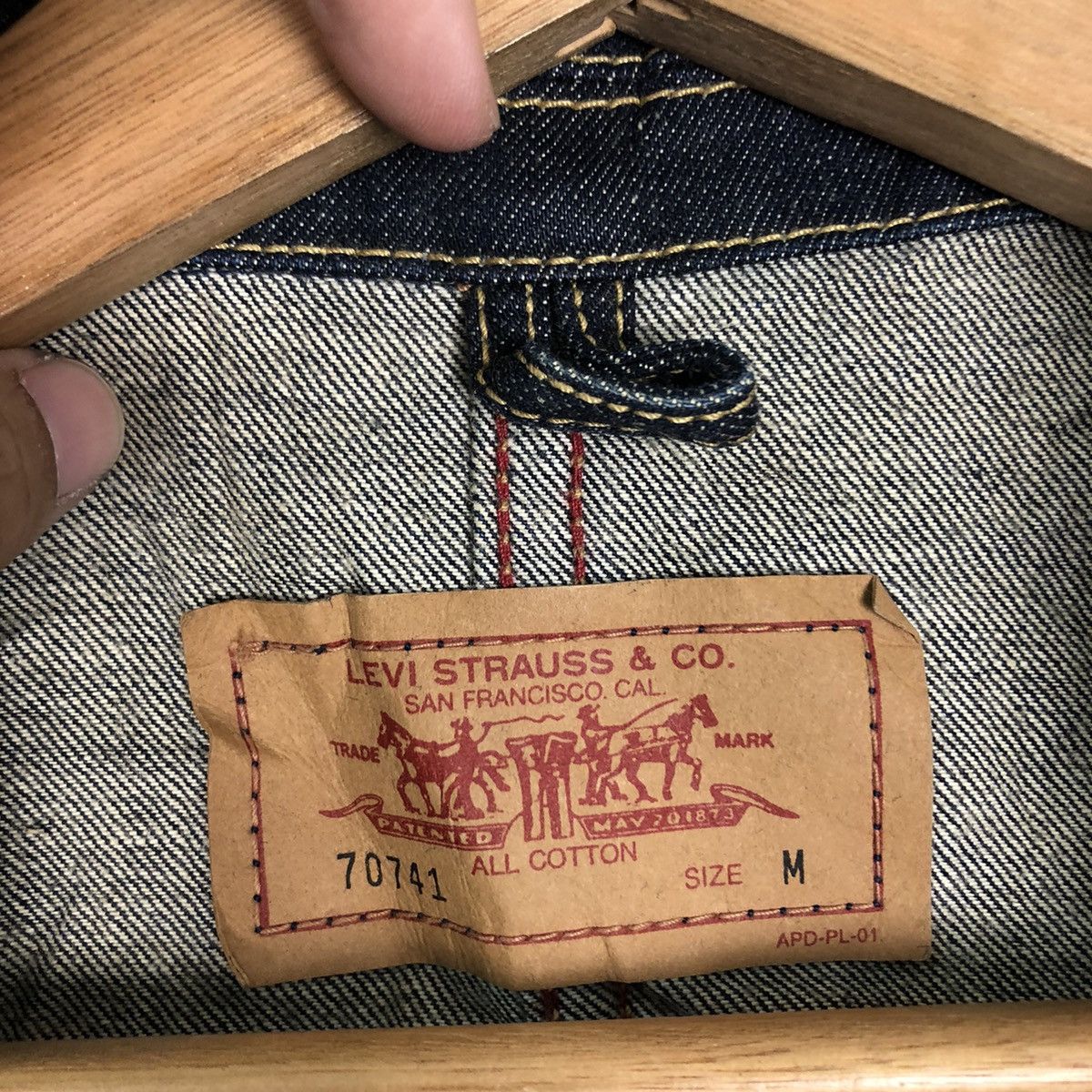 Levi's VINTAGE HIKORY CHORE JACKET LEVI’S 70741 PAD Size US M / EU 48-50 / 2 - 12 Thumbnail