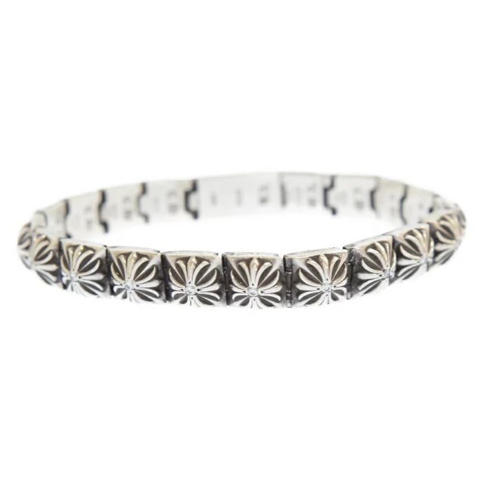 Chrome Hearts Chrome Hearts Pyramid Link Tennis Bracelet Grailed