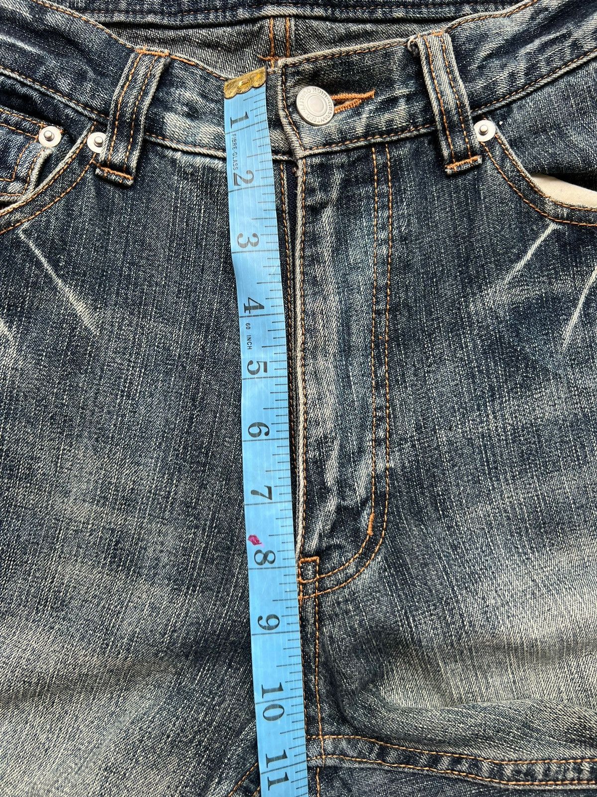 Japanese Brand 1 Homme Japan Distressed Gothic Flare Denim Jeans 32x32.5 Size US 30 / EU 46 - 23 Thumbnail