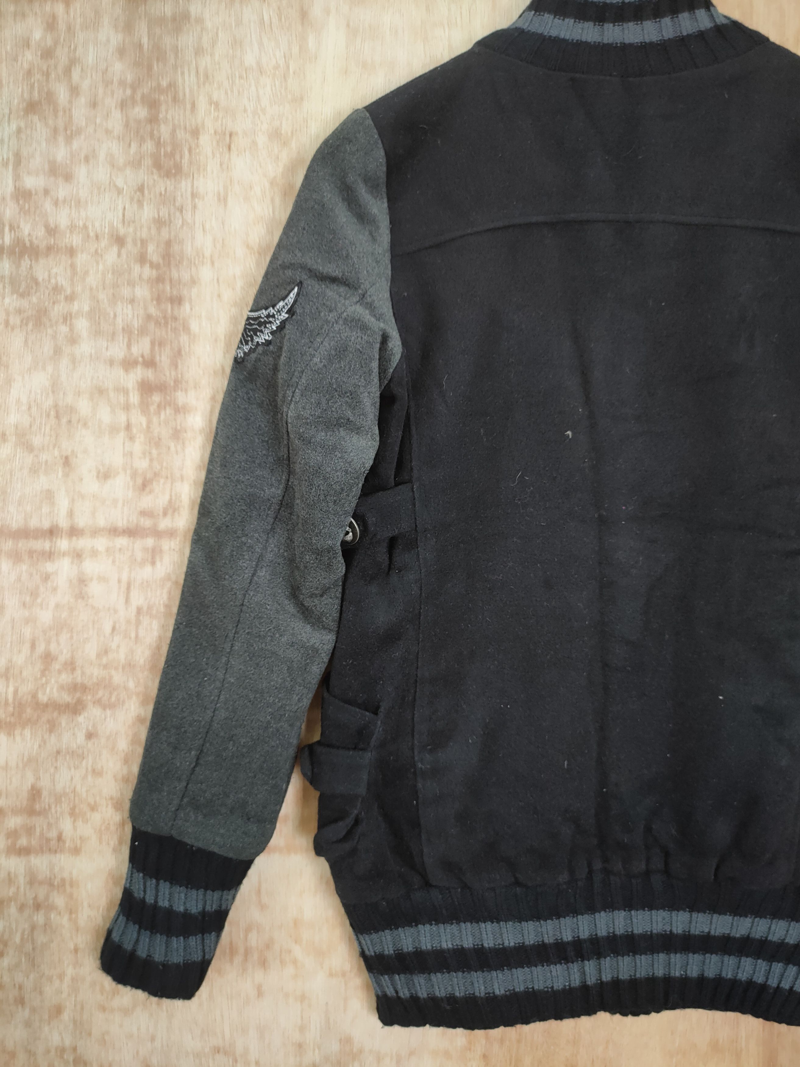 Japanese Brand UDA varsity skull black sweater vintage #4211 Size S / US 4 / IT 40 - 8 Thumbnail