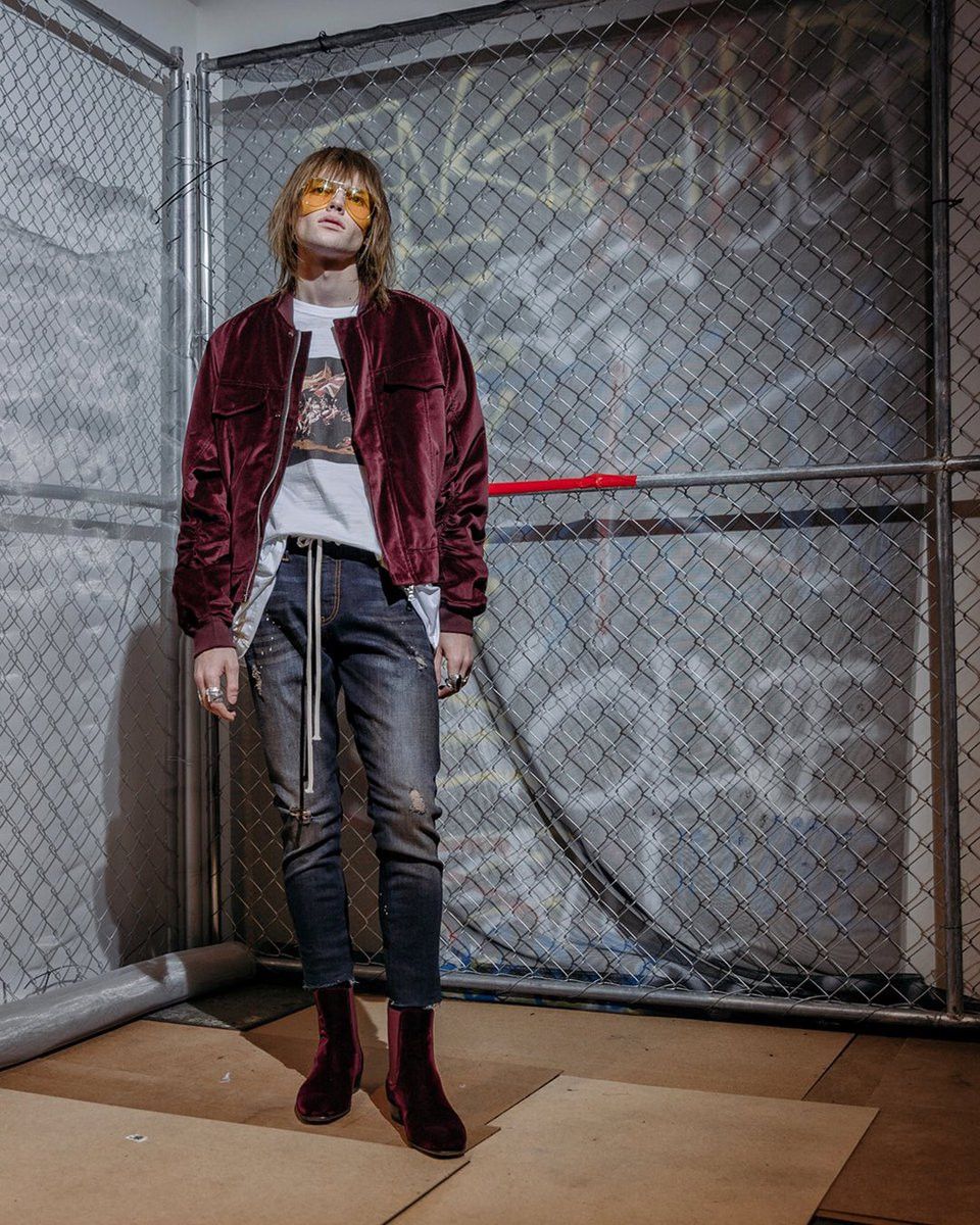 Represent Clo. *FINAL DROP* AW17 Rare Red Velvet Chelsea Boots | Grailed