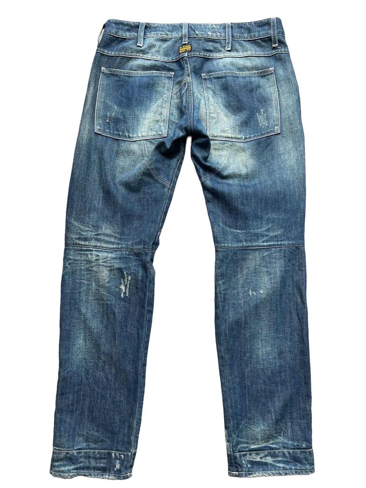 G-Star G-Star Raw Denim Jeans G star Distressed Denim Jeans 33x32 Size US 33 - 3 Thumbnail