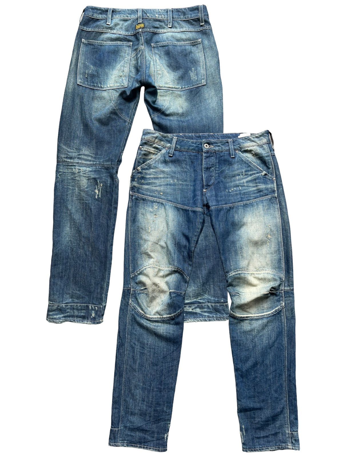 G-Star G-Star Raw Denim Jeans G star Distressed Denim Jeans 33x32 Size US 33 - 1 Thumbnail