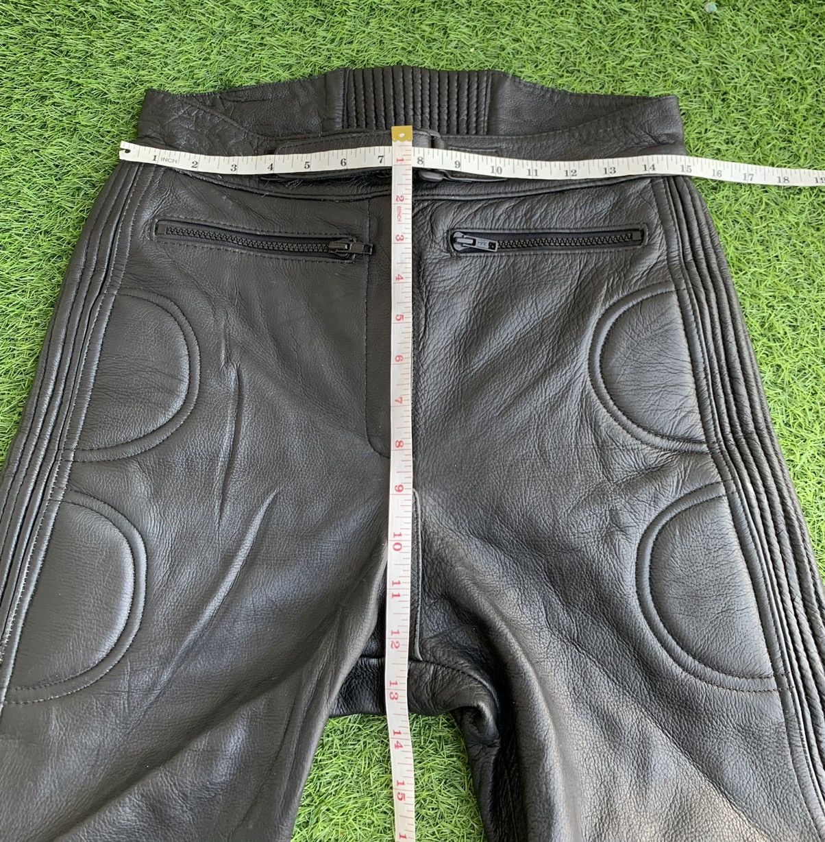 Genuine Leather Vintage Retro Japanese Brand Biker Leather Pants Size US 30 / EU 46 - 18 Thumbnail