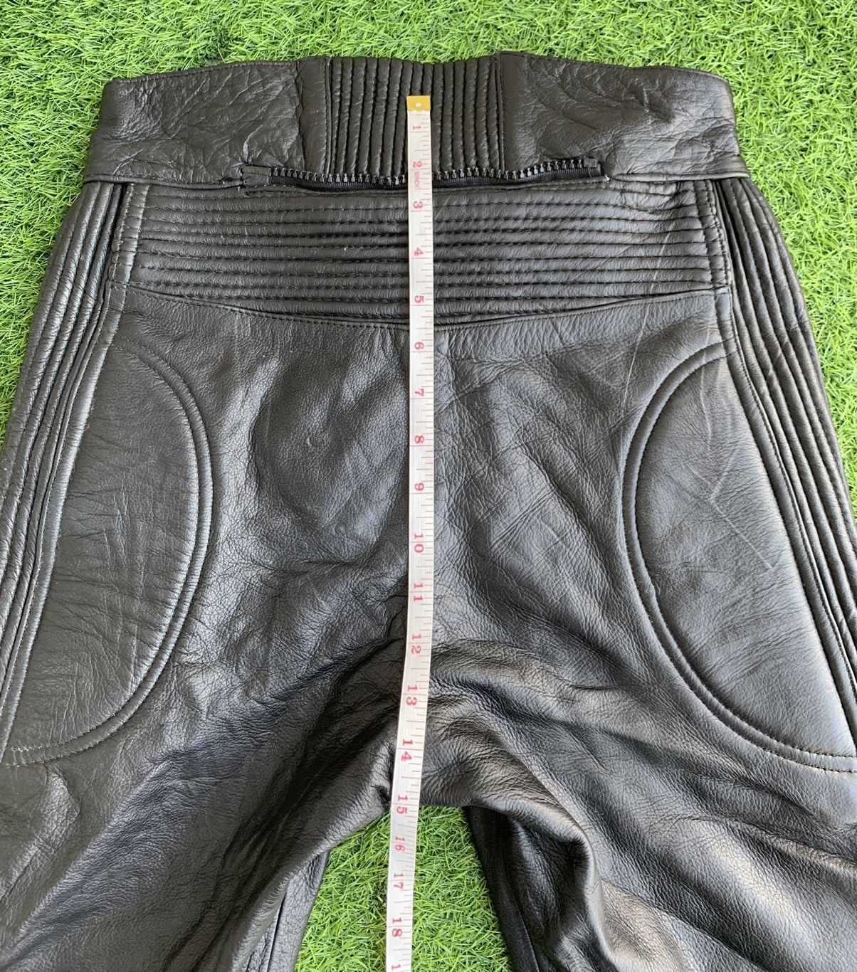 Genuine Leather Vintage Retro Japanese Brand Biker Leather Pants Size US 30 / EU 46 - 19 Thumbnail