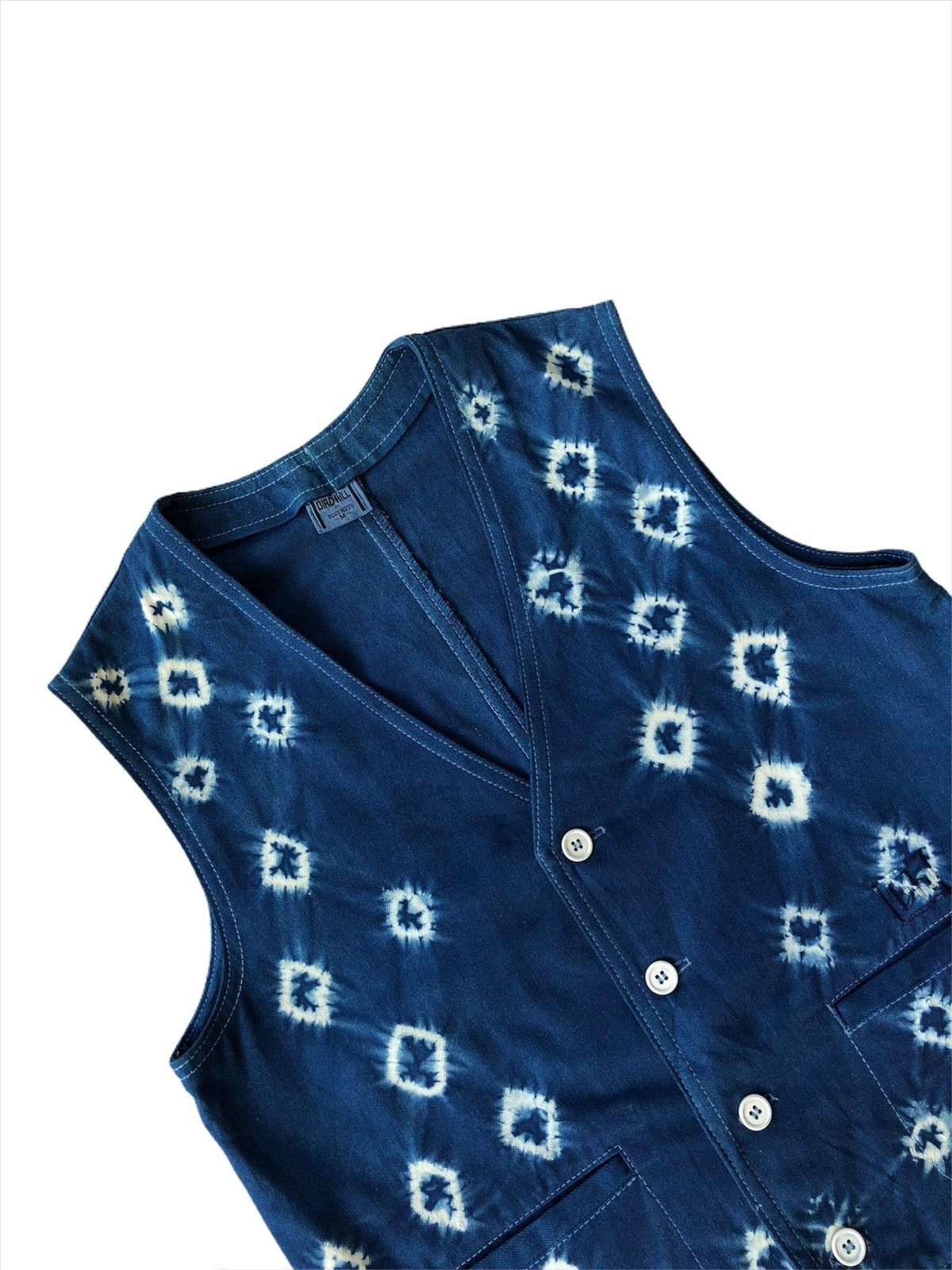 Indigo 80s Blue Way 🇯🇵 Indigo 💎 Dyed Vest Visvim Kapital Size US S / EU 44-46 / 1 - 2 Thumbnail
