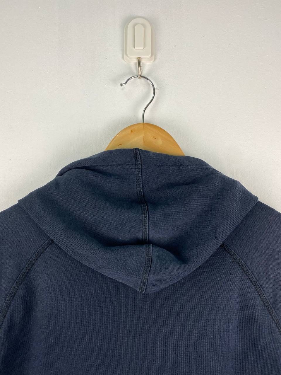 Nike × Vintage Vintage Distressed Nike Mini Swoosh Pullover Hoodie Size US XL / EU 56 / 4 - 6 Thumbnail