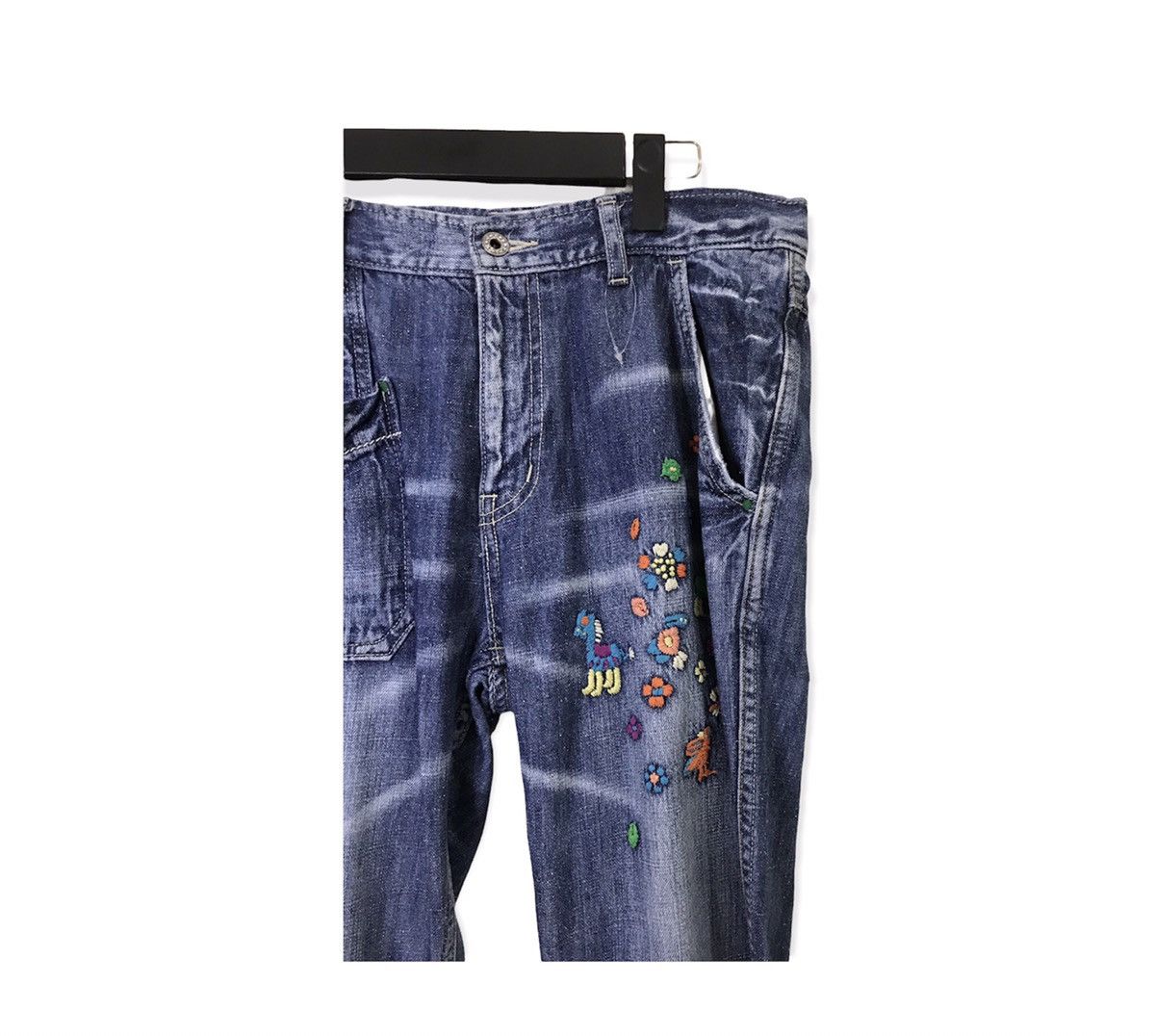 Japanese Brand Japanese Brand Navajo Design Buckle Back Style Denim Pant Size US 30 / EU 46 - 4 Thumbnail