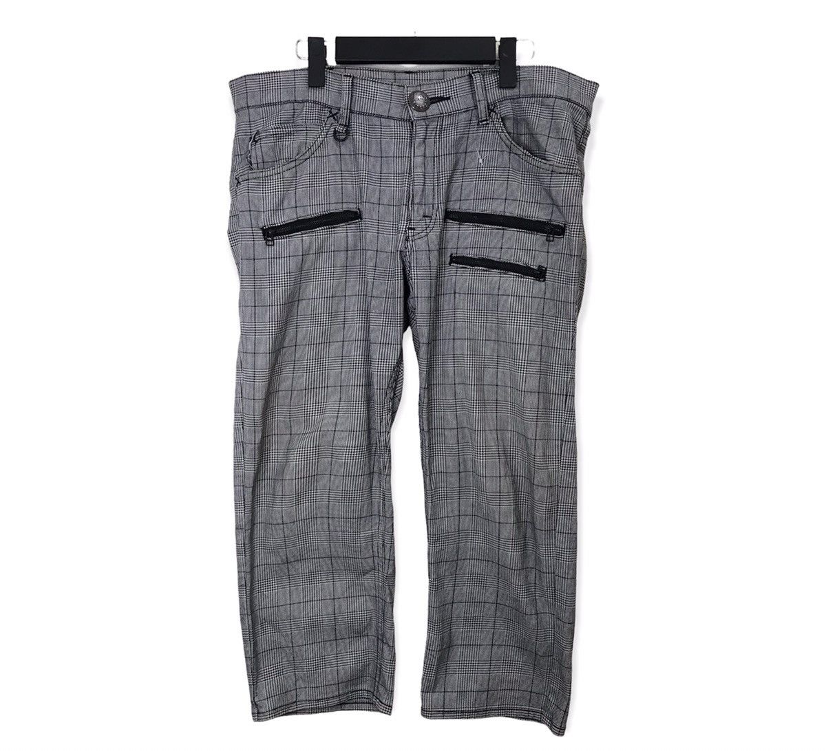 Lee Lee Riders Plaid Tartan Design Buckle Back Quarter Pant Size US 35 - 1 Thumbnail
