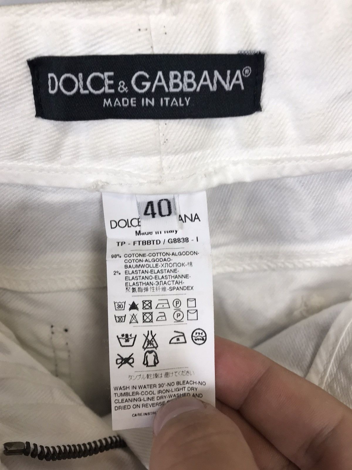 Designer × Dolce & Gabbana Dolce Gabbana D&G Lux Skinny Printed Stars Jeans,Denim,Pants Size 27" / US 4 / IT 40 - 11 Thumbnail