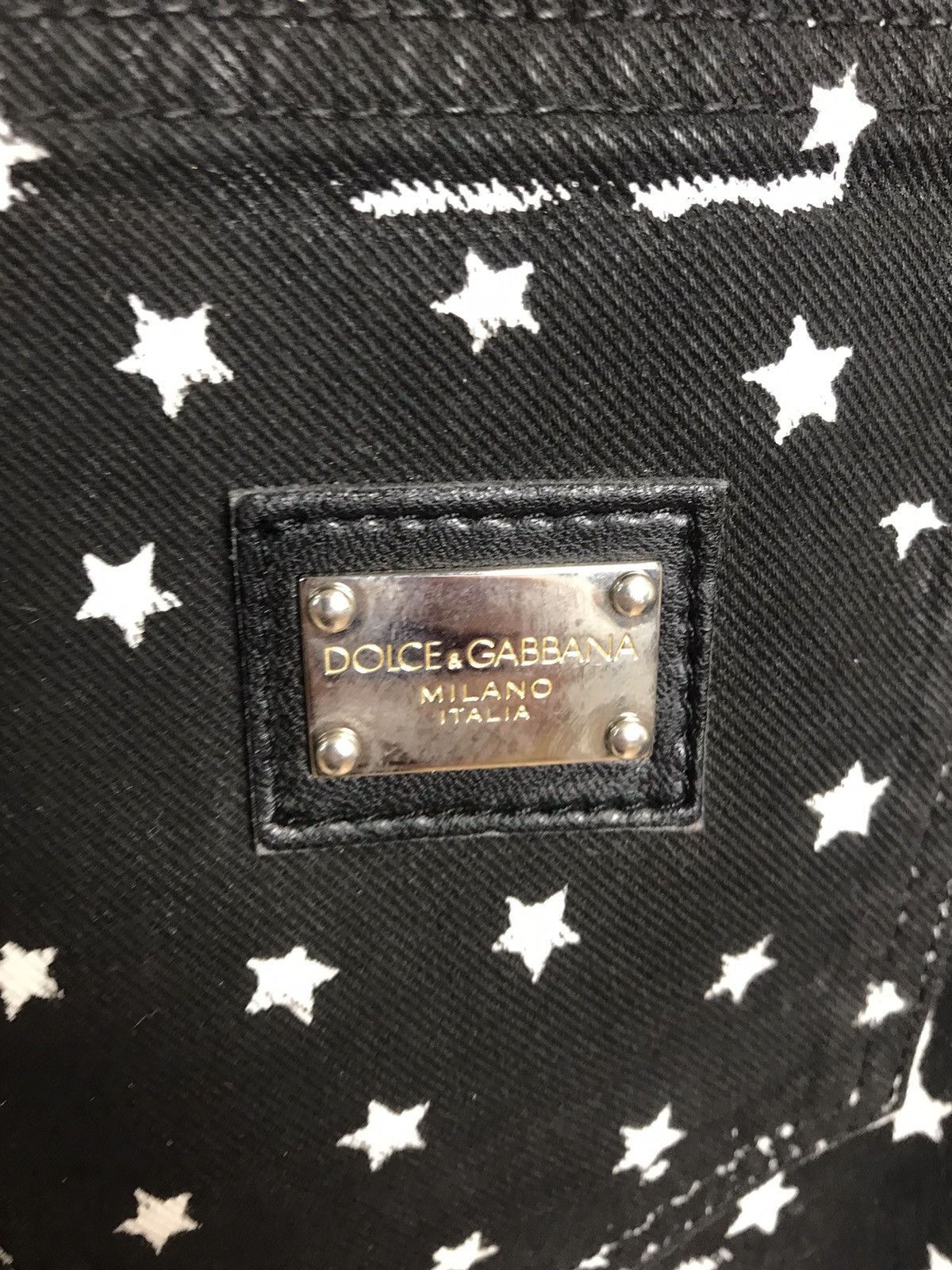 Designer × Dolce & Gabbana Dolce Gabbana D&G Lux Skinny Printed Stars Jeans,Denim,Pants Size 27" / US 4 / IT 40 - 6 Thumbnail