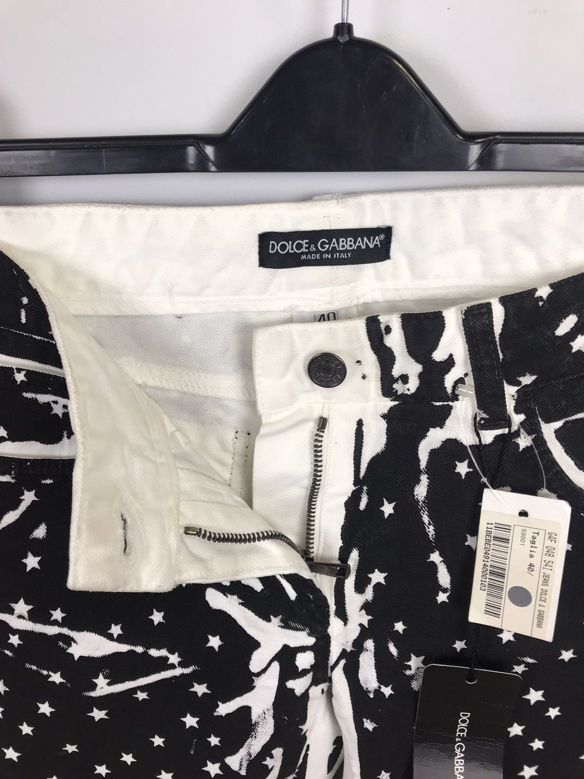 Designer × Dolce & Gabbana Dolce Gabbana D&G Lux Skinny Printed Stars Jeans,Denim,Pants Size 27" / US 4 / IT 40 - 7 Thumbnail