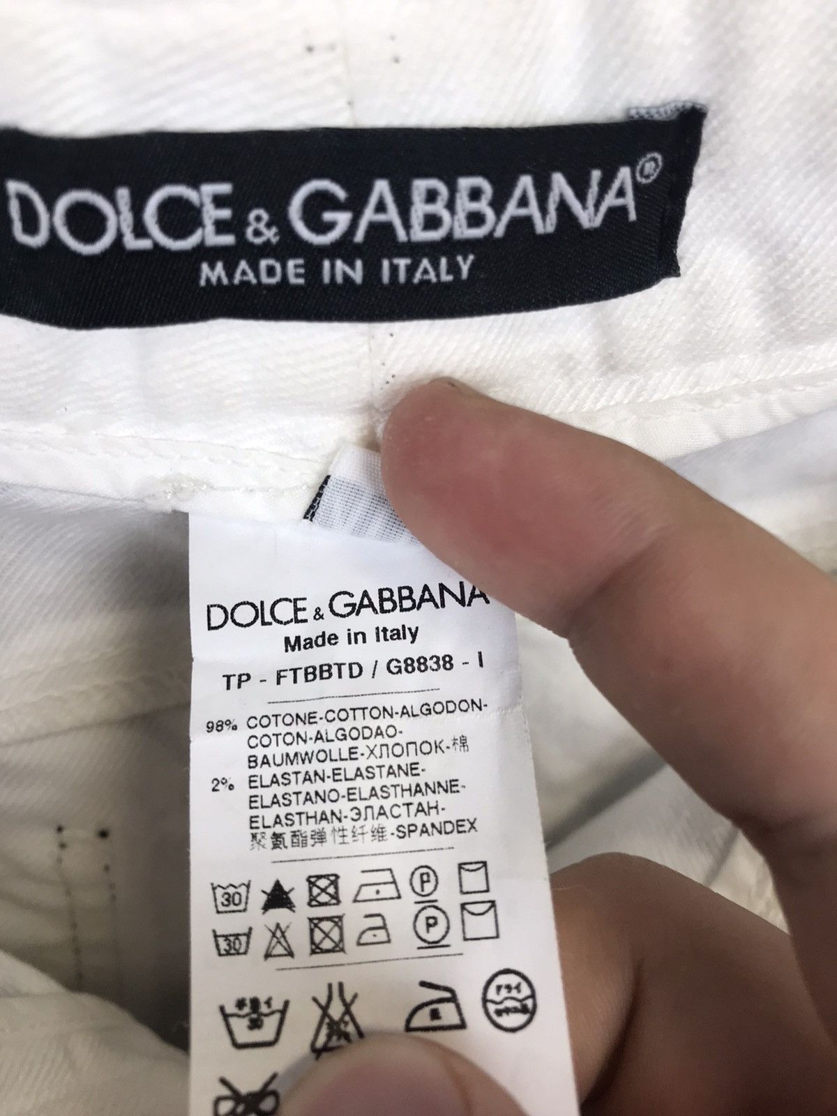 Designer × Dolce & Gabbana Dolce Gabbana D&G Lux Skinny Printed Stars Jeans,Denim,Pants Size 27" / US 4 / IT 40 - 12 Thumbnail