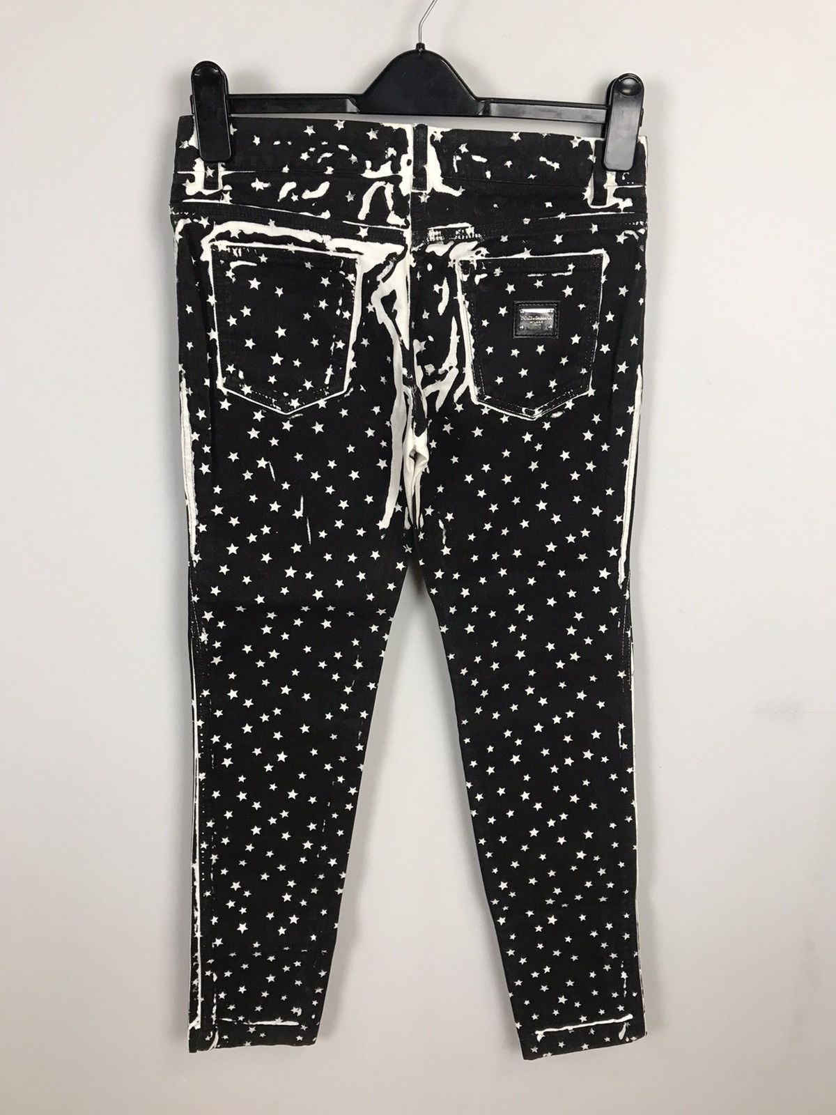 Designer × Dolce & Gabbana Dolce Gabbana D&G Lux Skinny Printed Stars Jeans,Denim,Pants Size 27" / US 4 / IT 40 - 2 Thumbnail