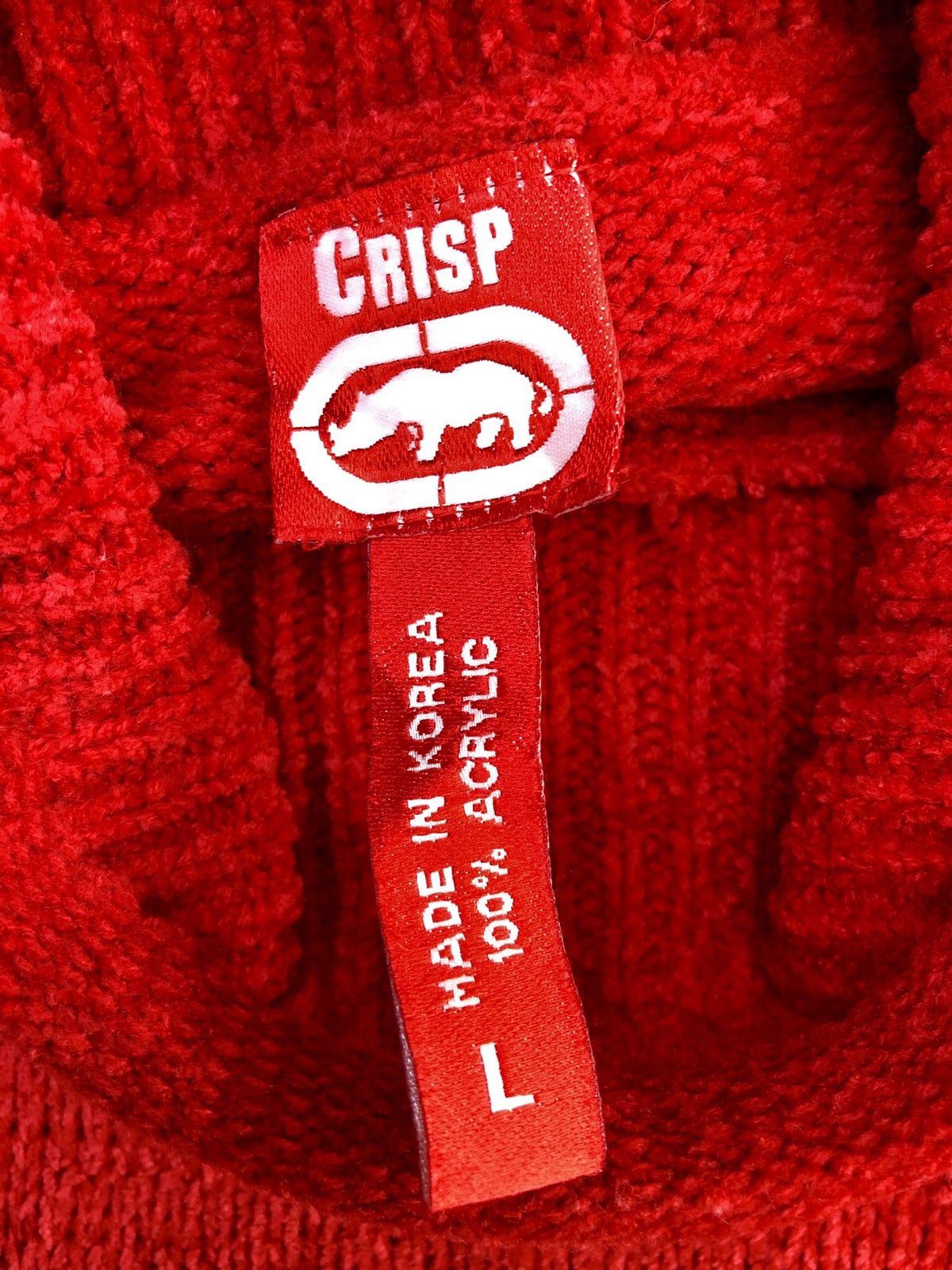 Ecko Unltd. Echo Crisp Embroidered Big Logo Turtle Neck Knitwear Size US L / EU 52-54 / 3 - 11 Thumbnail