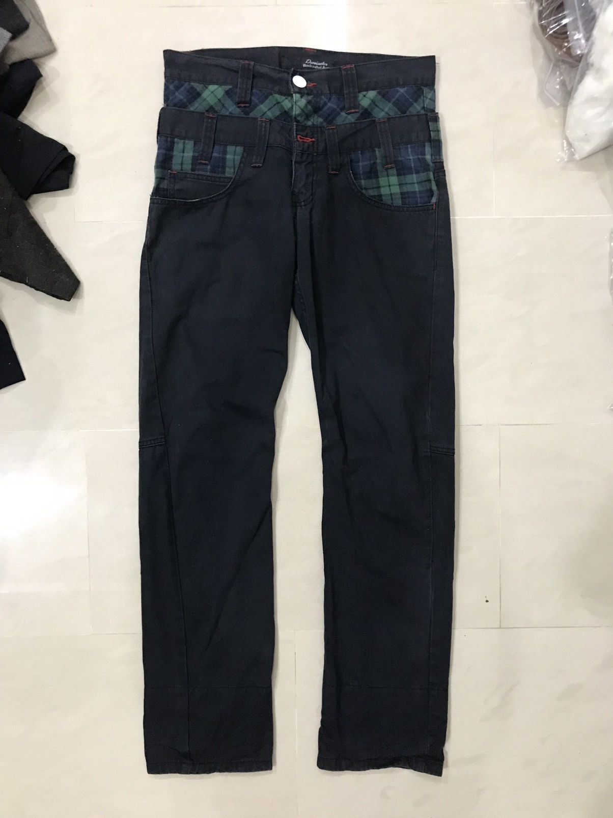 Japanese Brand Japanese Brand Dominate Double Waist Multipocket TrouserPant Size US 30 / EU 46 - 2 Thumbnail